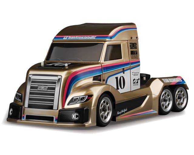 Team Associated RC10 American Custom 6x6 1/10 Electric On-Road Semi-Truck Kit (Metallic Gold Edition