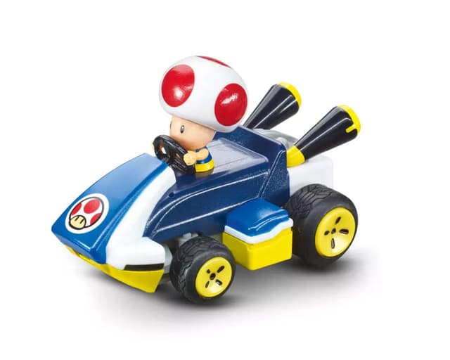 Carrera Nintendo(R) 1/50 Mario Kart(TM) Mini Toad RC Car w/2.4GHz Radio & Rechargeable LiPo Battery