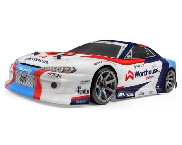 HPI Sport 3 James Deane Nissan S15 1/10 4WD Electric Drift Car w/2.4GHz Radio, 7.2V Battery & Charge
