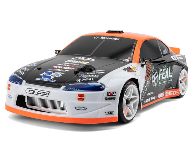 HPI Sport 3 Drift Nissan Silvia S15 Aurimas "Odi" Bakchis 1/10 RTR 4WD Drift Car w/2.4GHz Radio, 7.2