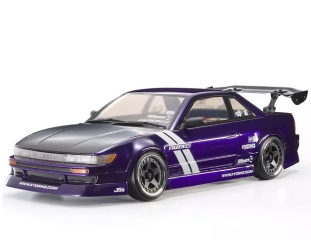 Kyosho Fazer FZD2 Nissan S13 Silvia 1/10 2WD Brushed RTR Drift Car (Purple) w/Syncro