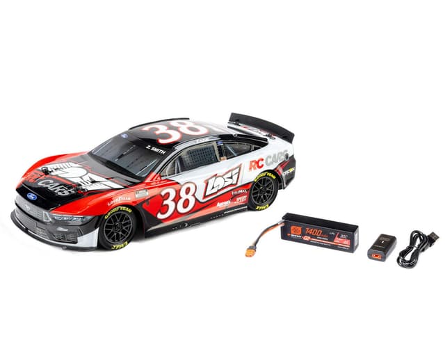 Losi NASCAR #38 Ford Mustang 1/12 2S AWD RTR On-Road Car w/2.4GHz Transmitter, Battery,