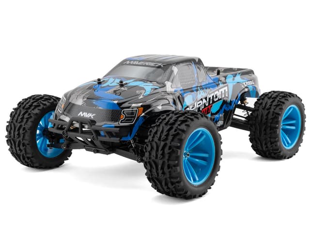 Maverick Phantom MT Brushed 1/10 4WD RTR Electric Monster Truck w/2.4GHz Transmitter, Battery & Char