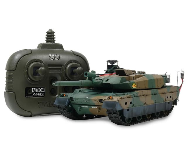 Tamiya 1/35 JGSDF Type 10 Radio Control Electric Tank Kit w/2.4GHz Transmitter