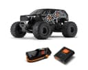 Arrma Gorgon 4X2 MEGA 550 Brushed 1/10 Monster Truck Ready-To-Assemble Kit w/SLT2 2.4GHz Radio, Batt